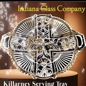 Indiana Glass Company Killarney Serving Tray